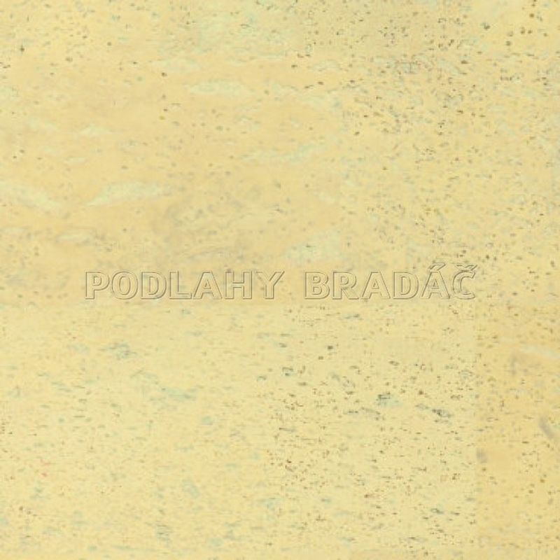Korková podlaha Colorcork Stockholm Světle žlutá pastel č.28