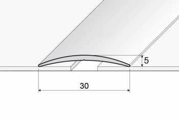 Přechodová lišta A03 v imitaci dřeva (samolepící) 0,93m