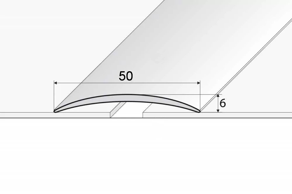 Přechodová lišta 50 mm (samolepící 30813) délka 2,7m